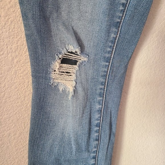 Articles of Society US Women Sz 25 Sarah Skinny Fit Light Wash Jeans Distressed - Picture 3 of 12